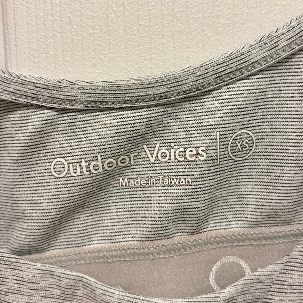 Outdoor Voices Double Time Bra XS Gray - Picture 5 of 6